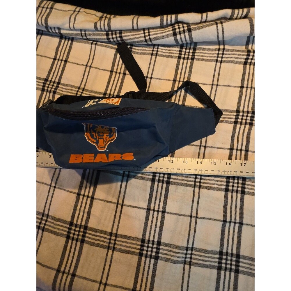 Vintage Chicago Bears NFL Football WMAQ 670 Radio Logo Fanny Pack Waist Bag - Picture 10 of 11